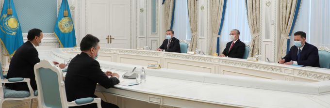 Президент Казахстана принял министра иностранных дел Кыргызстана