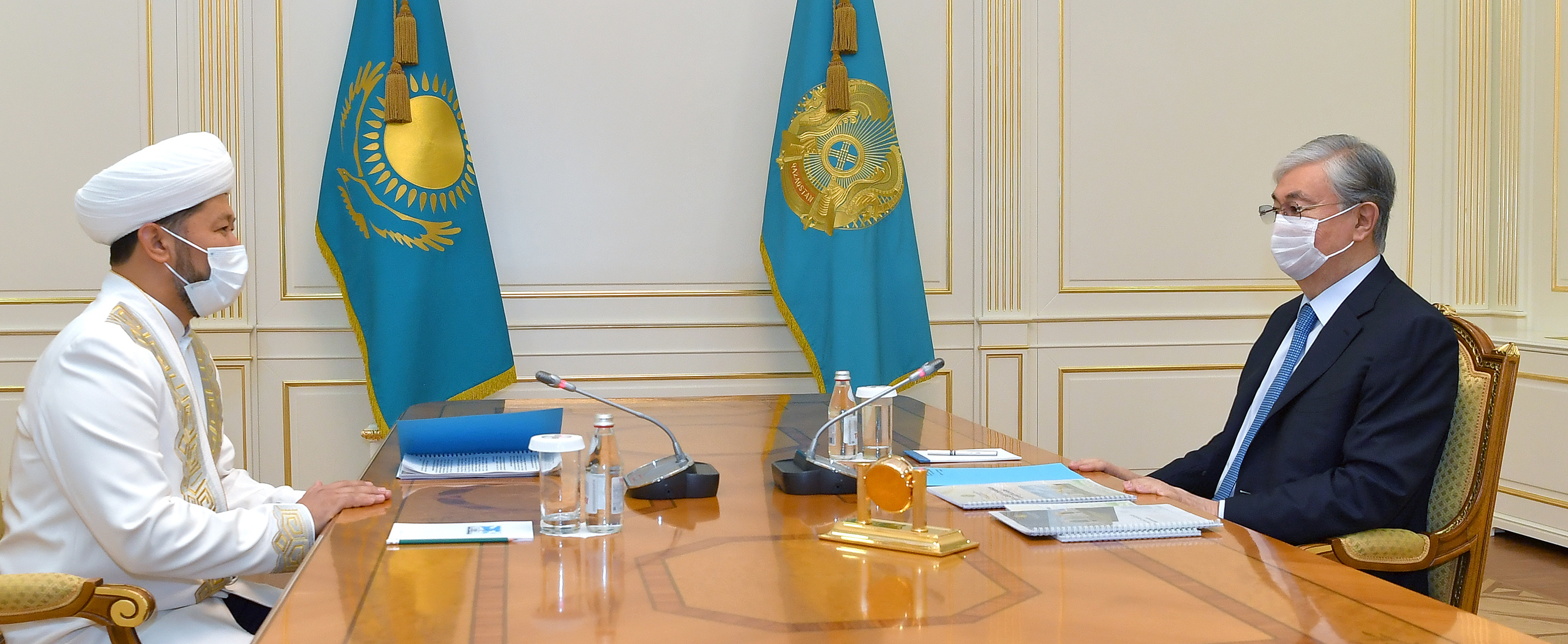 Президент Қасым-Жомарт Тоқаев Бас мүфтиді қабылдады