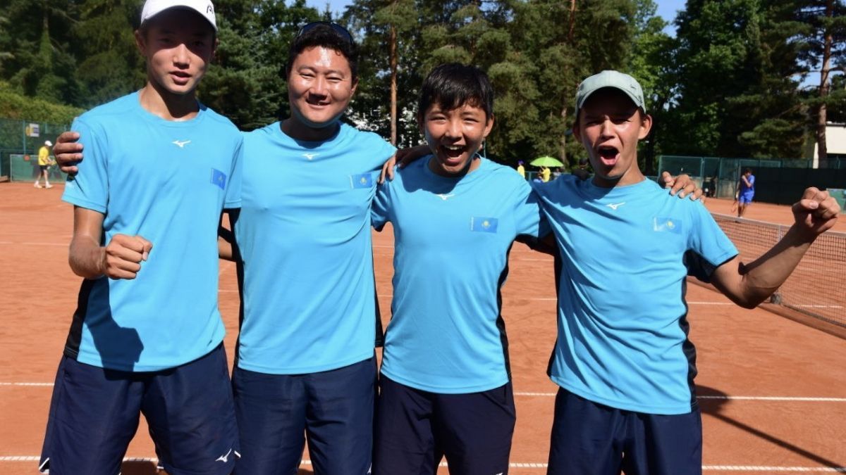 Казахстанские юниоры победили экс-чемпионов мира на World Junior Tennis Finals в Чехии